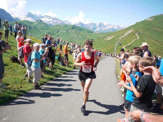 Christian Mathys hat auch Stärken am Berg und war bereits Berglauf Schweizermeister