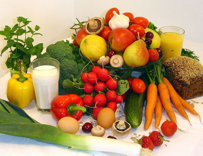 Achte auf gesunde Ernährung und biologisch angebaute Produkte